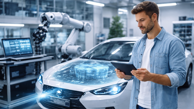 David do Prado apresenta aplicações reais da inteligência artificial na indústria automotiva.